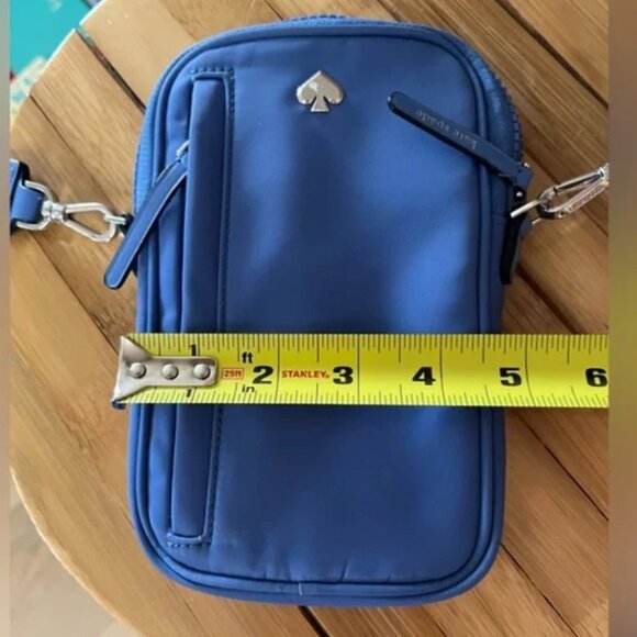kate spade Jae North South Phone Crossbody bag purse blue nwot - Picture 7 of 9